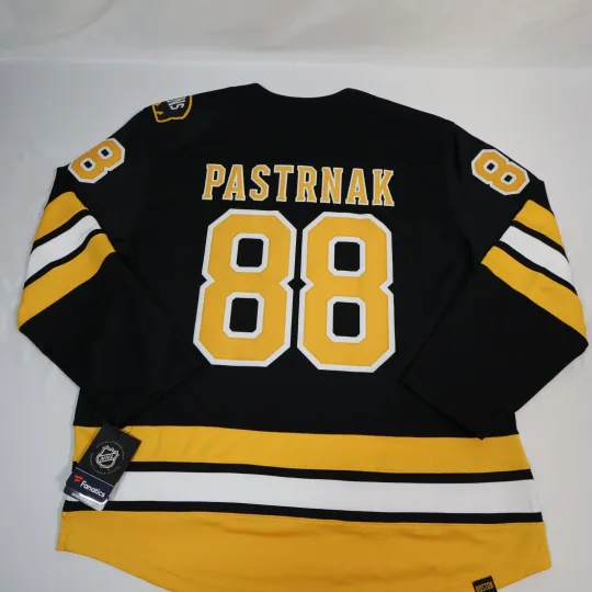 NWT Fanatics David Pastrnak Boston Bruins Home Black  Jersey