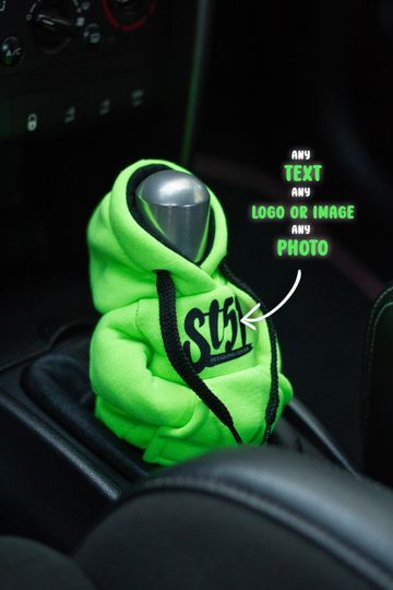 Gear Shift Hoodie with individual design, Shift Knob Hoodie, Mini Shift Knob Hoodie, Gear Shift Cover