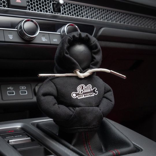 Mini Shift Knob Hoodie - Built Not Bought, Gear Shift Hoodie
