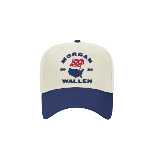 Wallen Western "MW MAP" Embroidered Merch Cap One Size, Gift For Fans