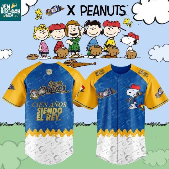 Charros de Jalisco x Peanuts Night Baseball Jersey
