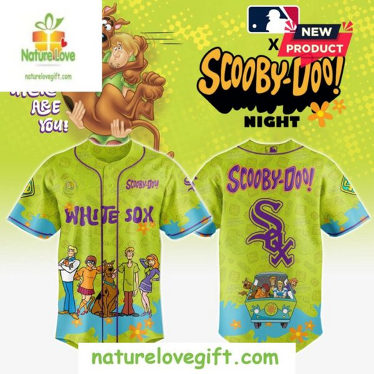 Chicago White Sox Team Scooby Doo Baseball Jersey