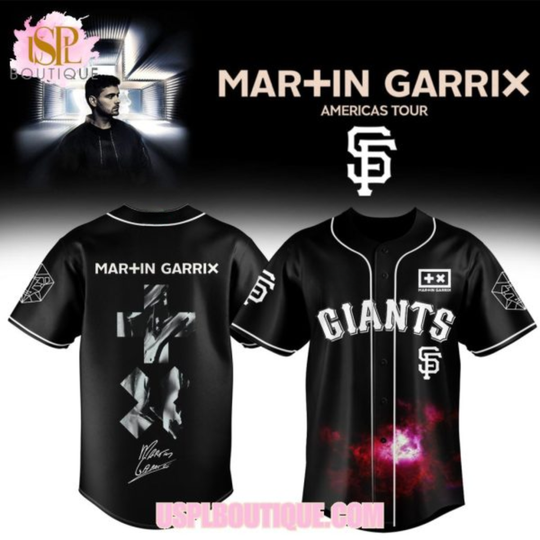 San Francisco Giants x Martin Garrix Americas Tour 2026 Black Jersey