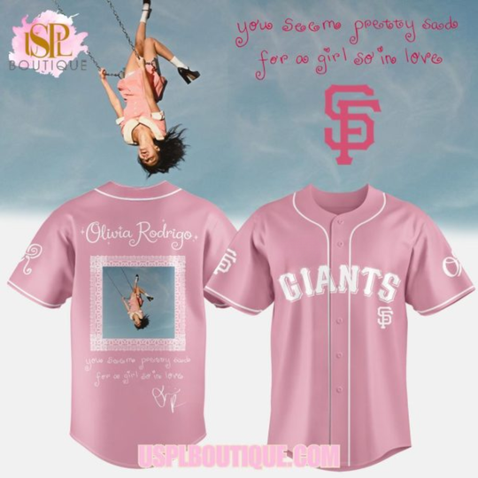 San Francisco Giants x Olivia Rodrigo 2026 Pink Jersey