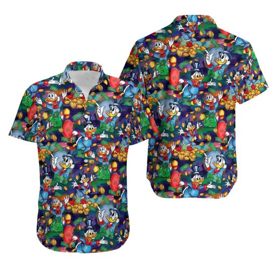 McDuck Scrooge's Wealth Hawaiian Shirt