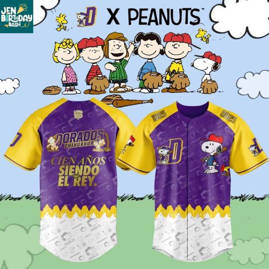 Discover Dorados de Chihuahua x Peanuts Night Baseball Jersey
