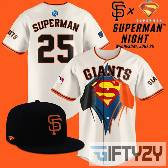 San Francisco Giants X Superman 2026 Special New Edition Jersey