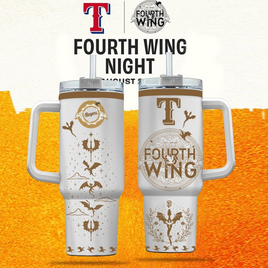 Texas Team Rangers x Fourth Wing Fantasy 40oz Tumbler