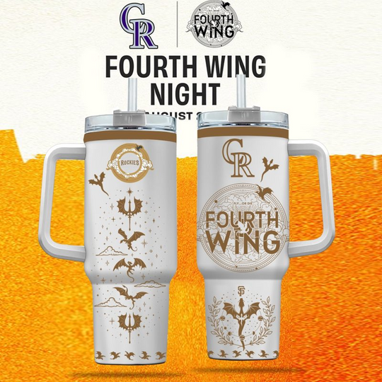 Colorado Team Rockies x Fourth Wing Fantasy 40oz Tumbler