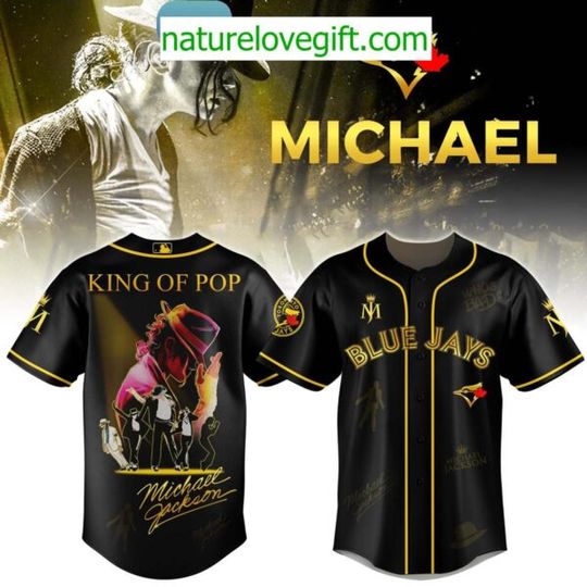 Toronto Blue Jays Michael Jackson King Of Pop Baseball Jersey