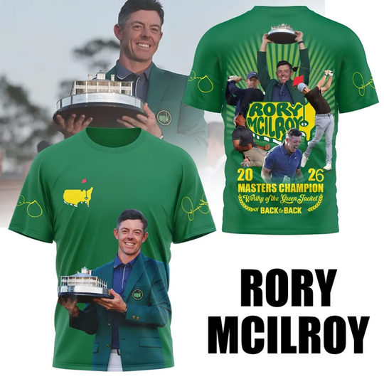 Rory McIlroy The Masters Tournament Golf Champions - All Over Print