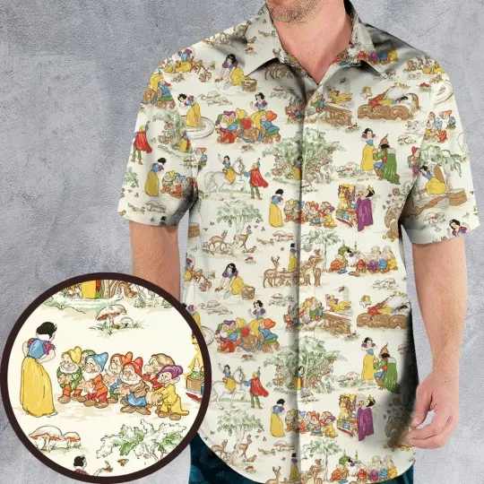 Discover Magical forest Hawaiian Shirt, Gift For Cartoon Lovers