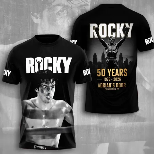 Rocky Balboa 50th Anniversary 3D Apparel Unisex Shirt