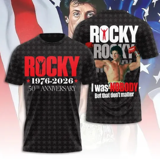 Rocky Balboa 50th Anniversary 3D Apparel Unisex Shirt