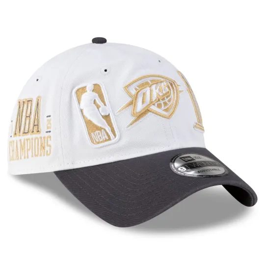 Oklahoma City Thunder New Era NBA Finals Champions Ring Ceremony Embroidered Mid-Profile Cap