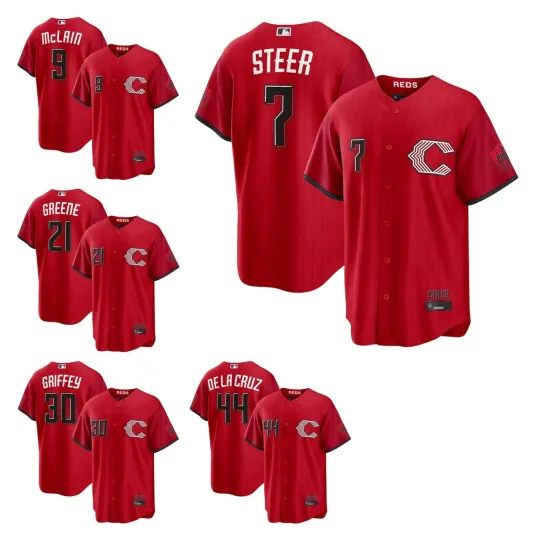 Discover Men's Redss 2026 City Connect Stadium All Printed Baseball Jersey S-3XL