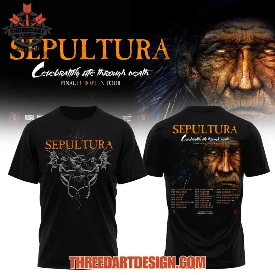 Sepultura Final Europe Style Metal Fan Graphic Gift 3D T-shirt