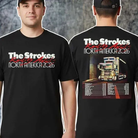 Discover The Strokes Reality Awaits North America Tour 2026 T-Shirt