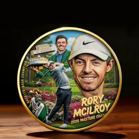 Discover Masters Tournament x Rory McIlroy 2026 Champion Commemorative Coin
