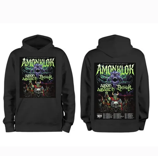 Amon Amarth and Dethklok Announce 2026 North American Tour Hoodie