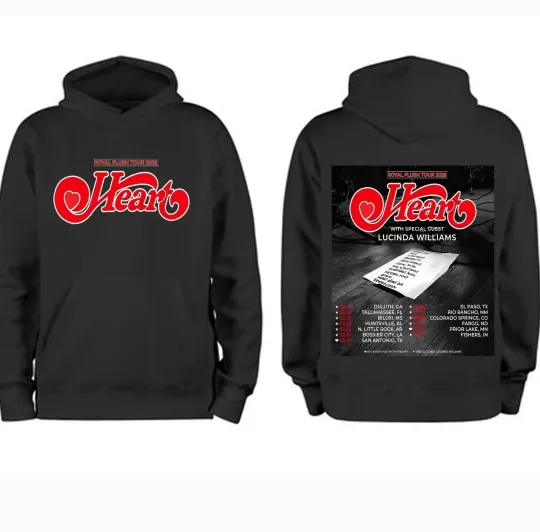 Discover Heart Announce Winter 2026 US Tour Hoodie