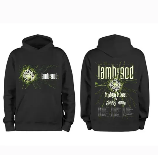 Discover Lamb Of God Into Oblivion Tour North America 2026 Hoodie