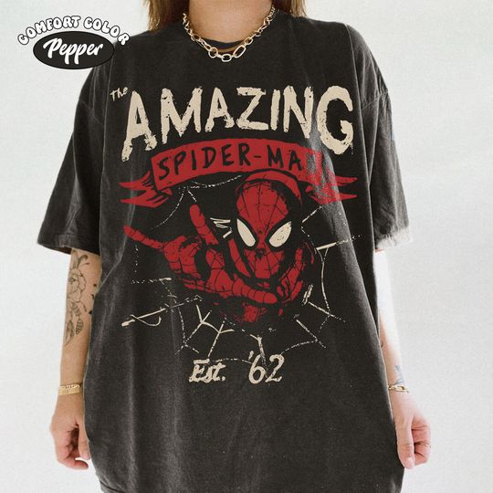 Discover Amazing Spider-Man Vintage Comic Cover Shirt, Retro Brand New Day Marvel Tee, Superhero Gift for Him, Disney 2026