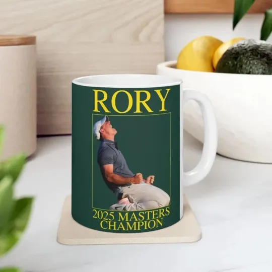 Discover Rory McIlroy The Master Golf Tournament  2025 Augusta Champs Mug Gift Fan