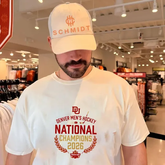 Discover Denver Pioneer NCAA 2026 Men's Hockey National Champions T-Shirt Fan