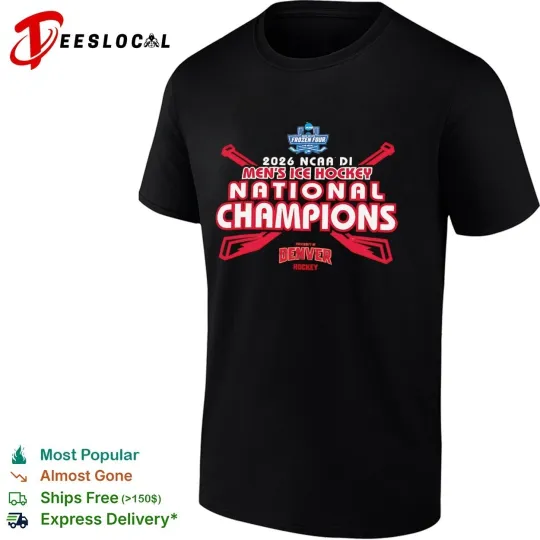 Discover Pioneers NCAA DI Men’s hockey National Champions 2026 shirt