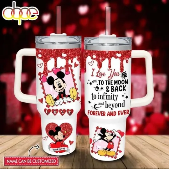 Discover Personalized Mickey Mouse 40 Oz Tumbler, Mickey Tumbler, Gift for Cartoon