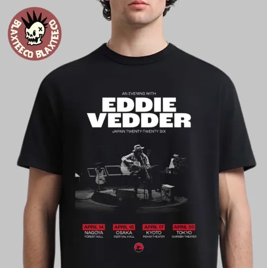 Discover An Evening With Edwad Severson Japan 2026 Solo Tour On April T-Shirt