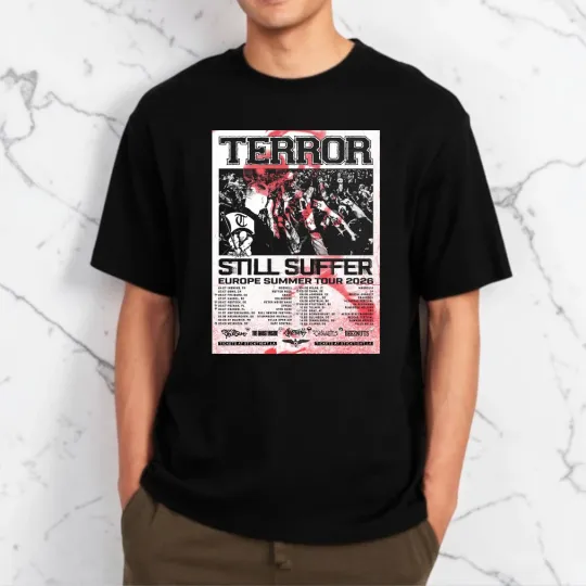 Discover TERROR Still Suffer Tour 2026 Summer Shows Poster Unisex T-Shirt