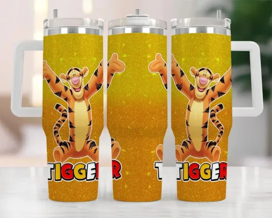 Discover Tigger 40 Oz Tumbler, Tigger Tumbler, Gift for Cartoon