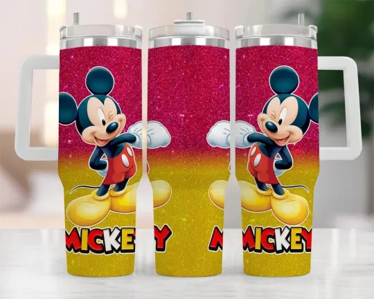 Discover Mickey Mouse 40 Oz Tumbler, Mickey Tumbler, Gift for Cartoon