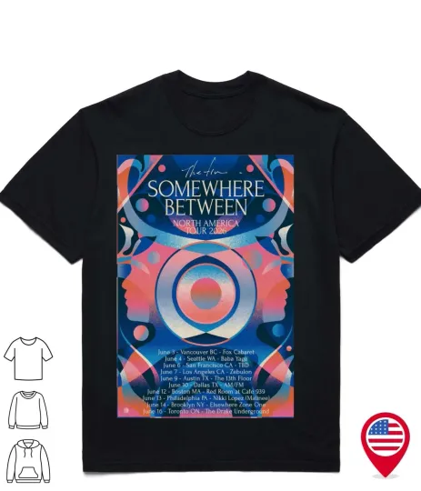 Discover Somewhere-Between 2026 North America Tour Unisex Shirt