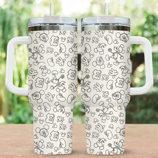 Discover Mickey Mouse 40 Oz Tumbler Gift for Cartoon