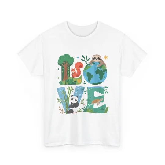 Discover Love Earth Day 2026 Shirt, Planet Anniversary Environmental Animals Shirt