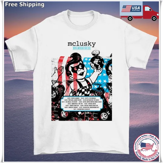 Discover mclusky North America Tour 2026 T Shirt