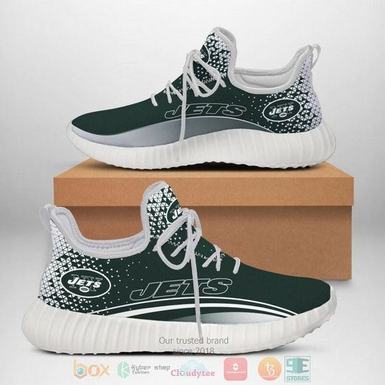 Discover football New York Jets Green Reze Sneakers