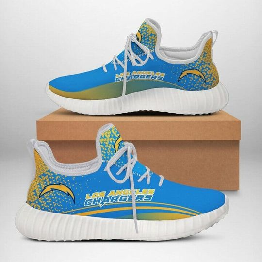 Discover football Los Angeles Chargers Blue Gold Reze Sneakers