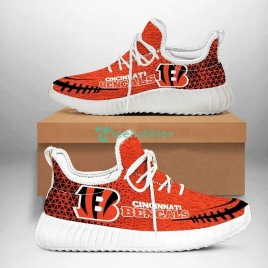 Discover football Cincinnati Bengals Orange Black Reze Sneakers