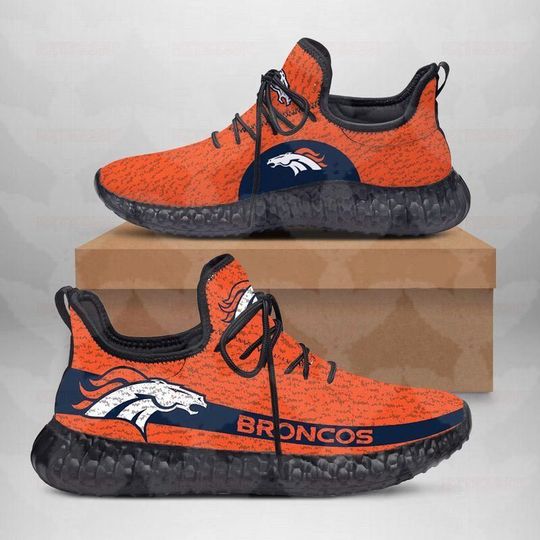Discover football Denver Broncos Orange Navy Bluc Reze Sneakers