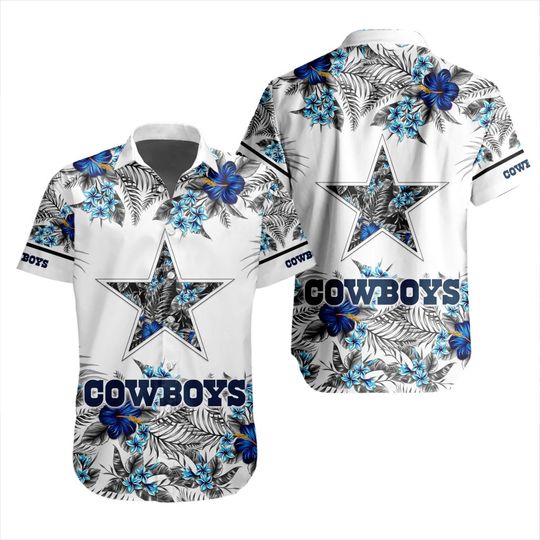 Discover football Dallas Cowboys Special Floral Hawaiian Shirt