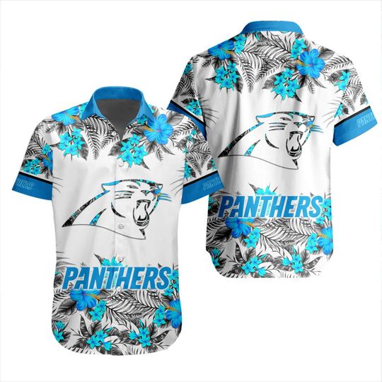 Discover football Carolina Panthers Special Floral Hawaiian Shirt