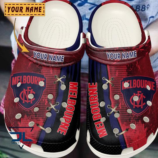 Discover AFL Melbourne Demons Custom Name Special Crocs