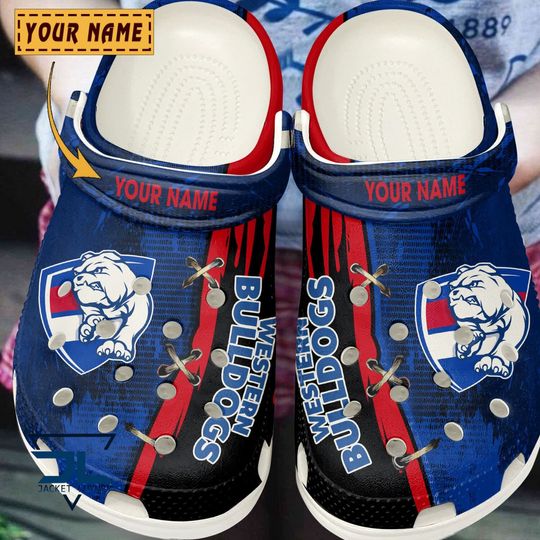 Discover AFL Western Bulldogs Custom Name Special Crocs