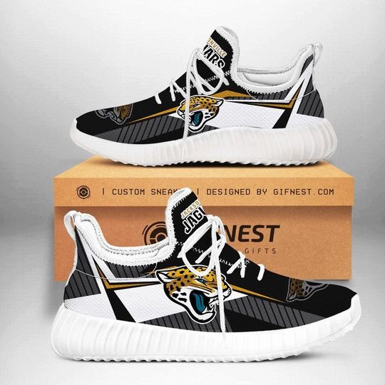 football Jacksonville Jaguars Black White Reze Sneakers