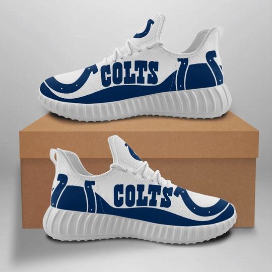 football Indianapolis Colts White Blue Reze Sneakers