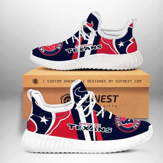 Discover football Houston Texans Blue Red Reze Sneakers